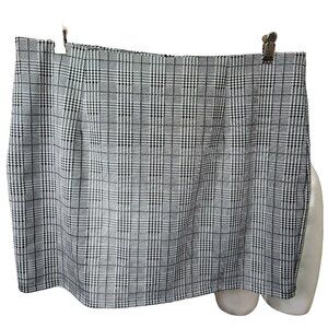 Kate Kasin Mini Skirt Bodycon Straight Pencil XXL Style Stretchy Plaid Dress NEW